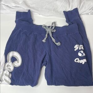 Cougar Blue Track Pants with Graphic Design